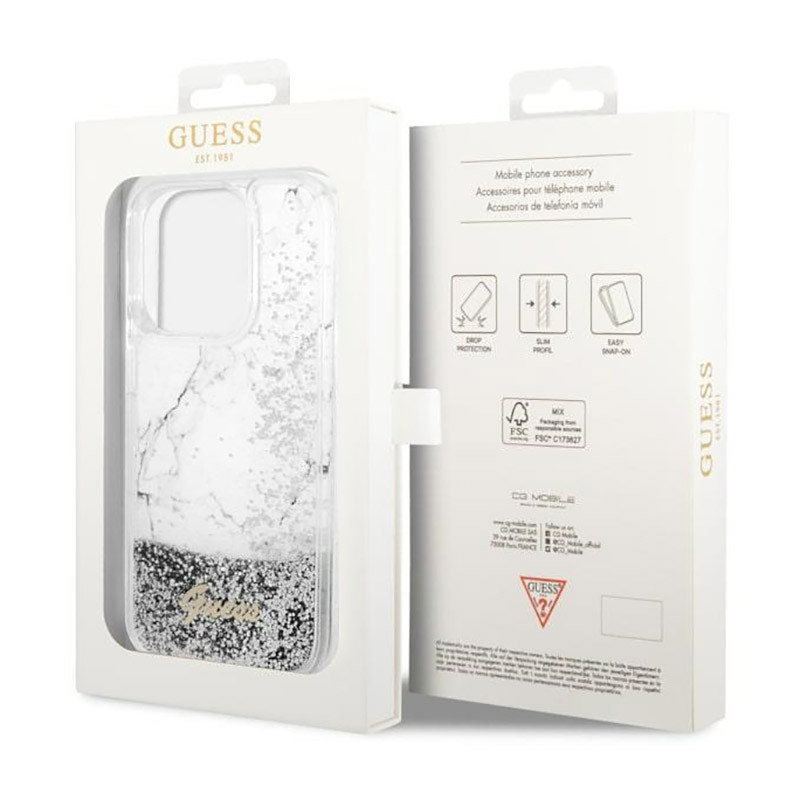 Etui Do iPhone 14 Pro Max Guess Liquid Glitter...