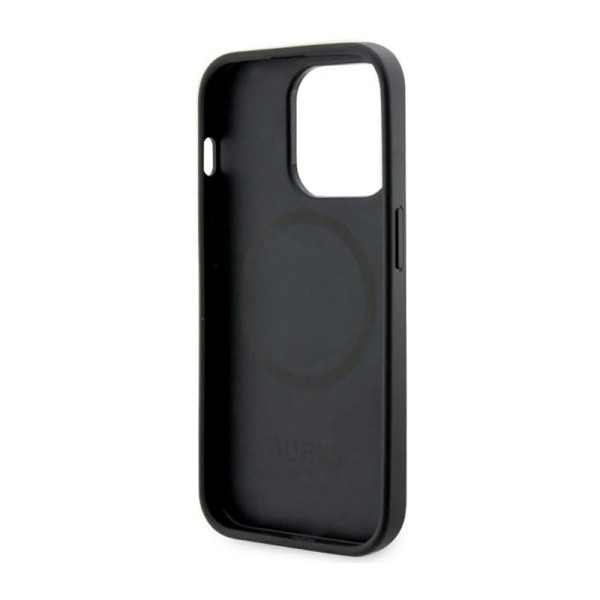 Etui Do iPhone 14 Pro Max Guess Gcube Stripes MagSafe Czarny