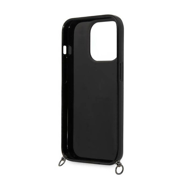 Etui Do iPhone 14 Pro Max Karl Lagerfeld Color Stripes Strap Różowy