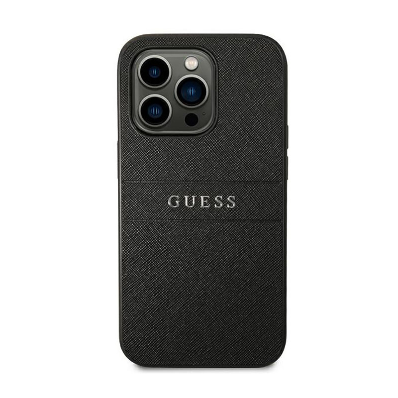Etui Do iPhone 14 Pro Guess Saffiano Metal Logo...