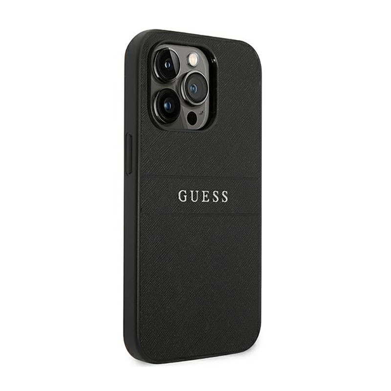 Etui Do iPhone 14 Pro Guess Saffiano Metal Logo...