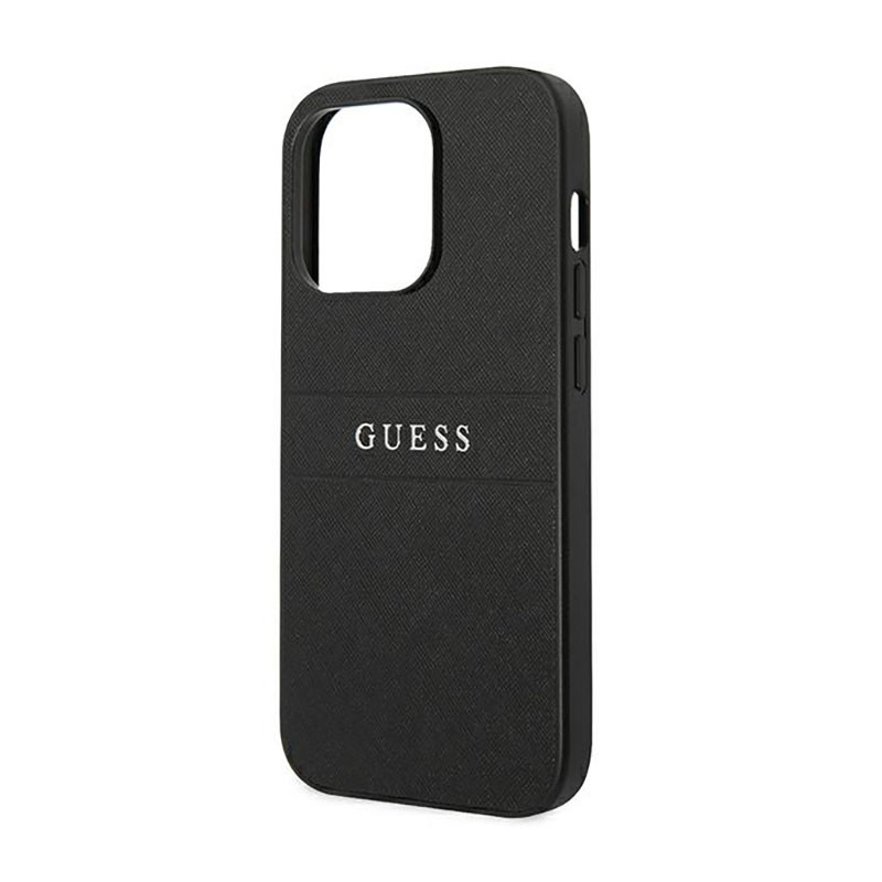 Etui Do iPhone 14 Pro Guess Saffiano Metal Logo...