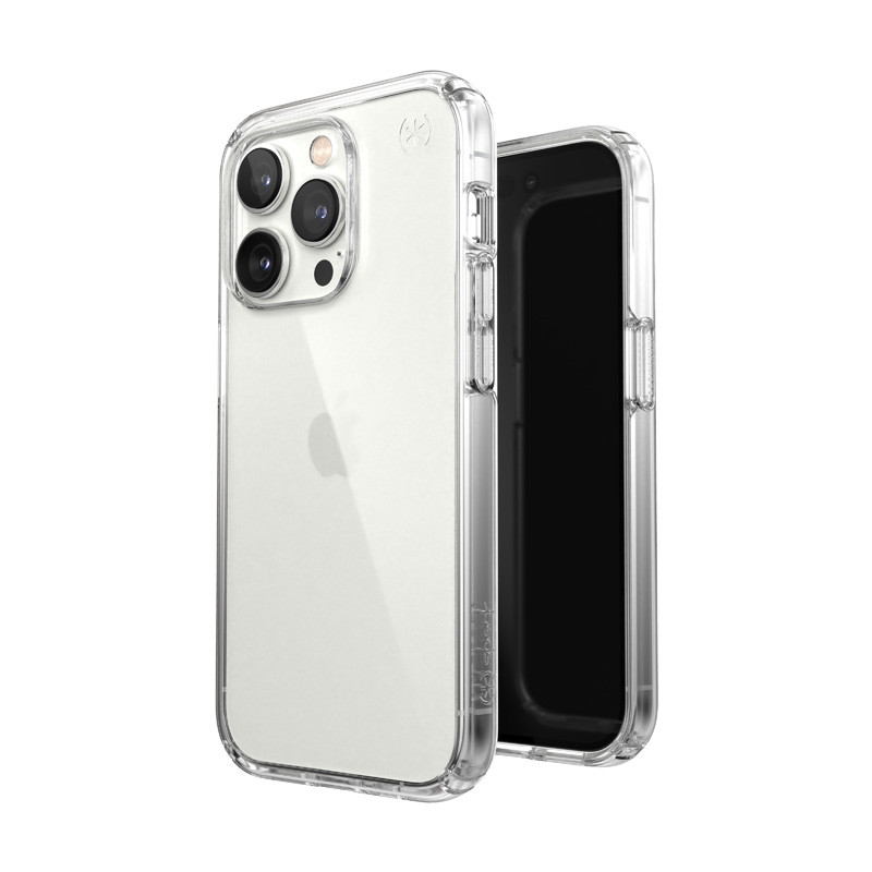 Etui Do iPhone 14 Pro Z Powłoką Microban Speck Presidio Perfect-Clear Przezroczysty