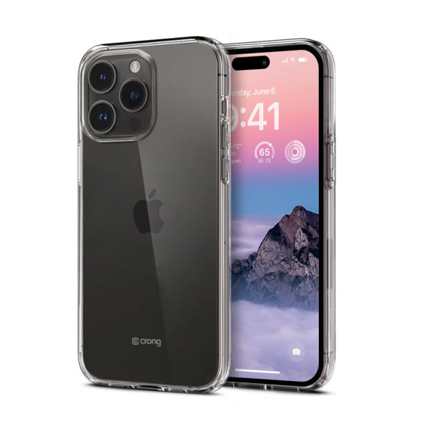 Etui Do iPhone 14 Pro Crong Crystal Slim Cover Przezroczysty