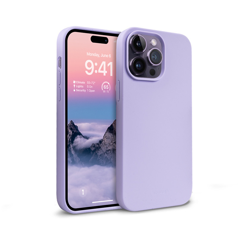 Etui Do iPhone 14 Pro Crong Color Cover Fioletowy