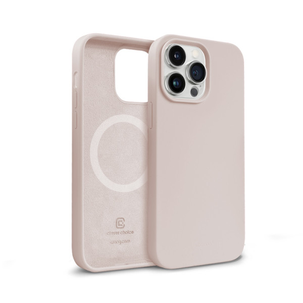 Etui Do iPhone 14 Pro MagSafe Crong Color Cover Magnetic Różowy
