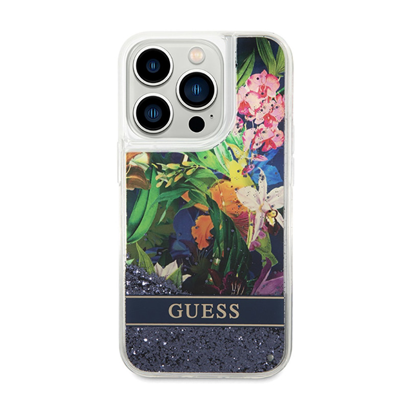 Etui Do iPhone 14 Pro Guess Liquid Glitter...
