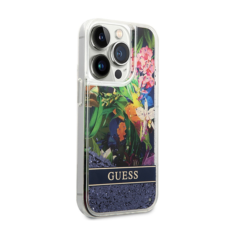Etui Do iPhone 14 Pro Guess Liquid Glitter...