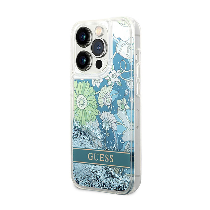 Etui Do iPhone 14 Pro Guess Liquid Glitter...