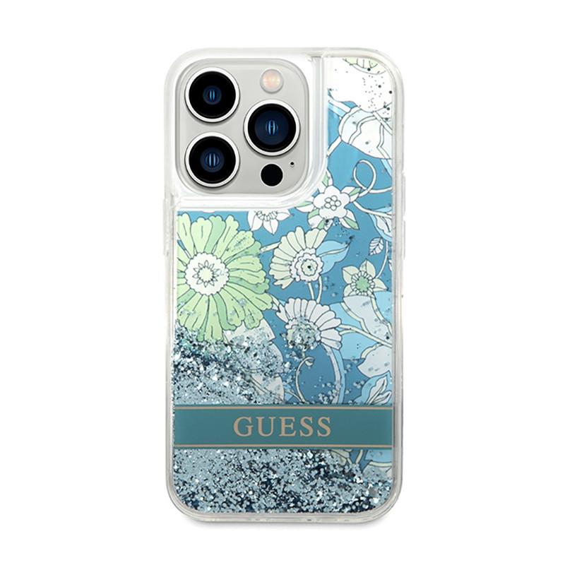 Etui Do iPhone 14 Pro Guess Liquid Glitter...