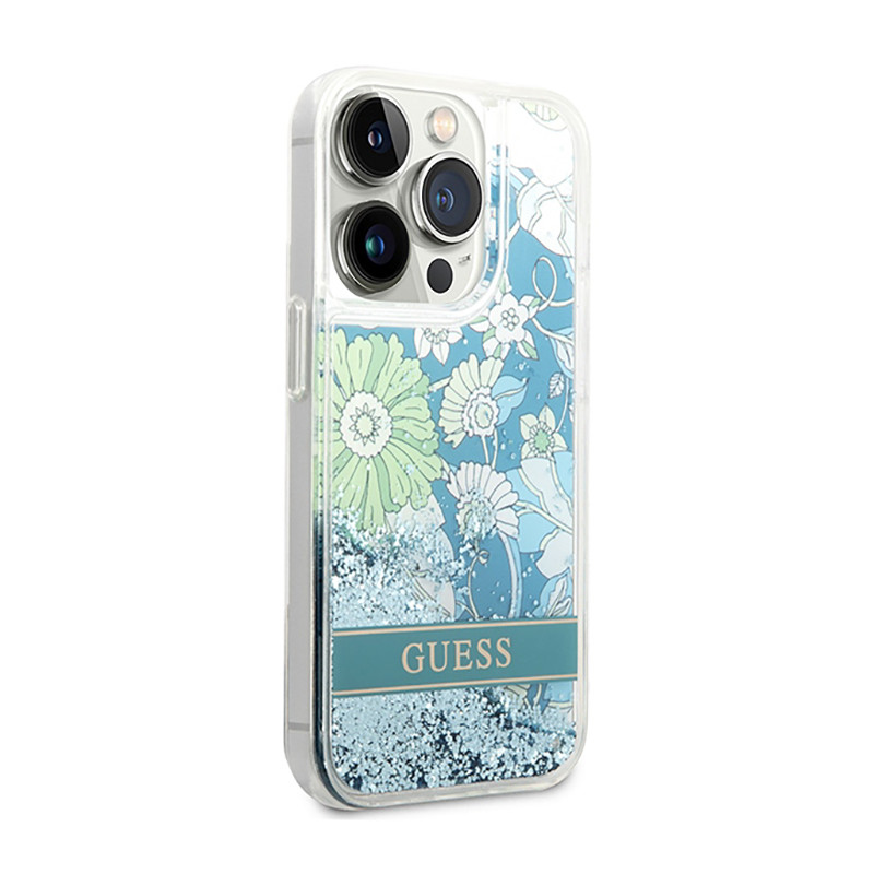 Etui Do iPhone 14 Pro Guess Liquid Glitter...