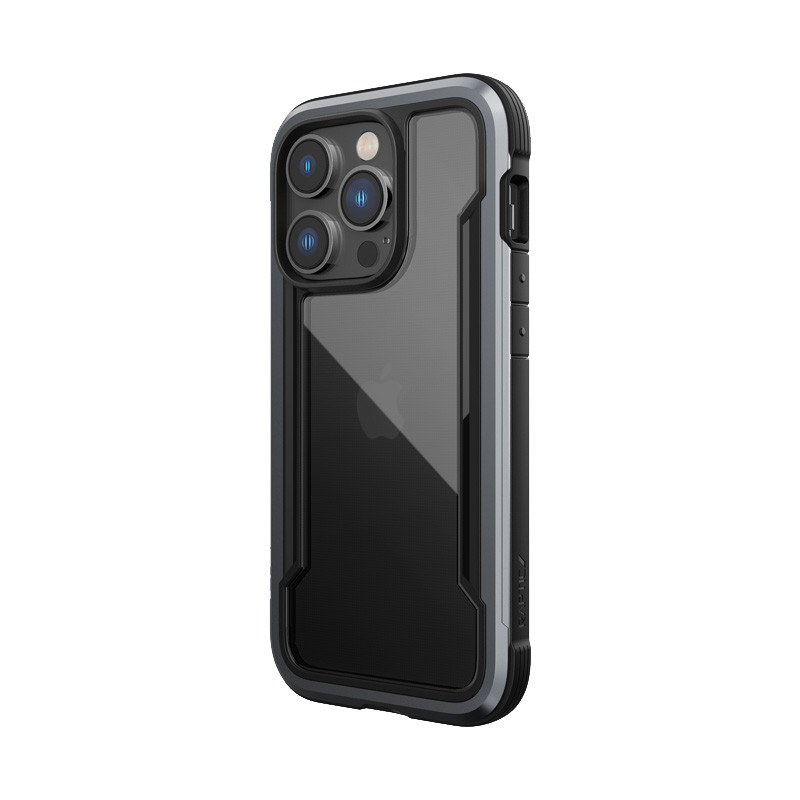 Etui Aluminiowe Do iPhone 14 Pro ( Drop-Tested 3M ) X-Doria Raptic Shield Czarny