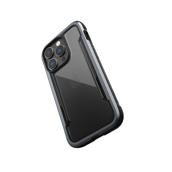 Etui Aluminiowe Do iPhone 14 Pro ( Drop-Tested 3M ) X-Doria Raptic Shield Czarny