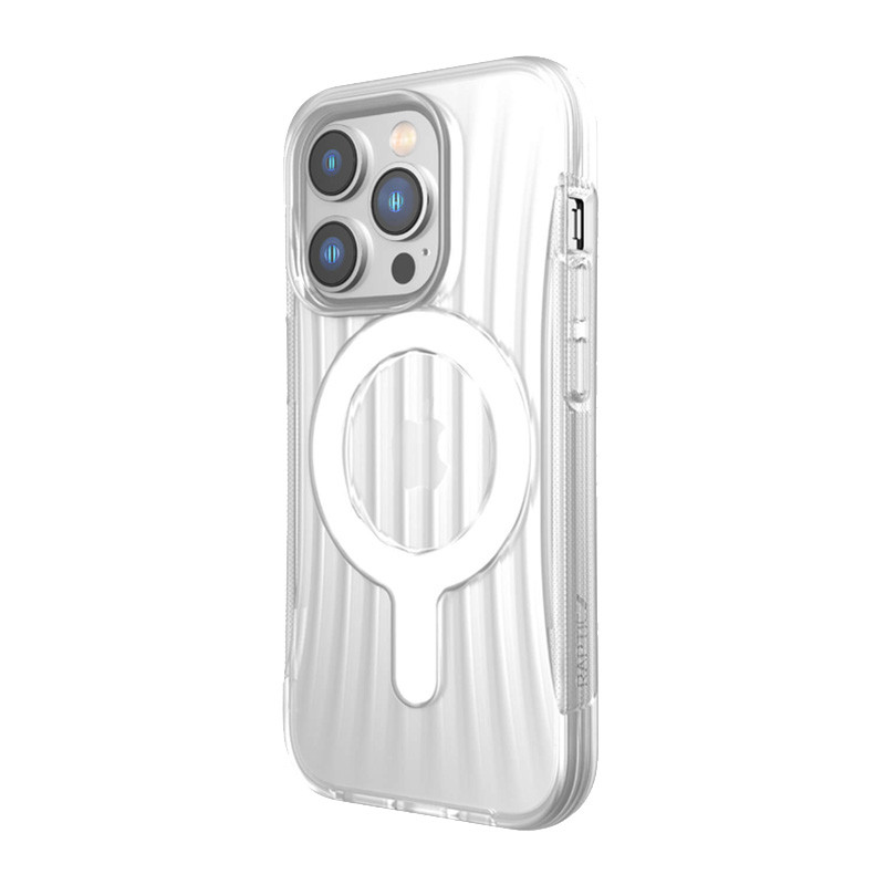 Etui Biodegradowalne Do iPhone 14 Pro ( Drop-Tested 3M ) X-Doria Raptic Clutch MagSafe Przezroczysty