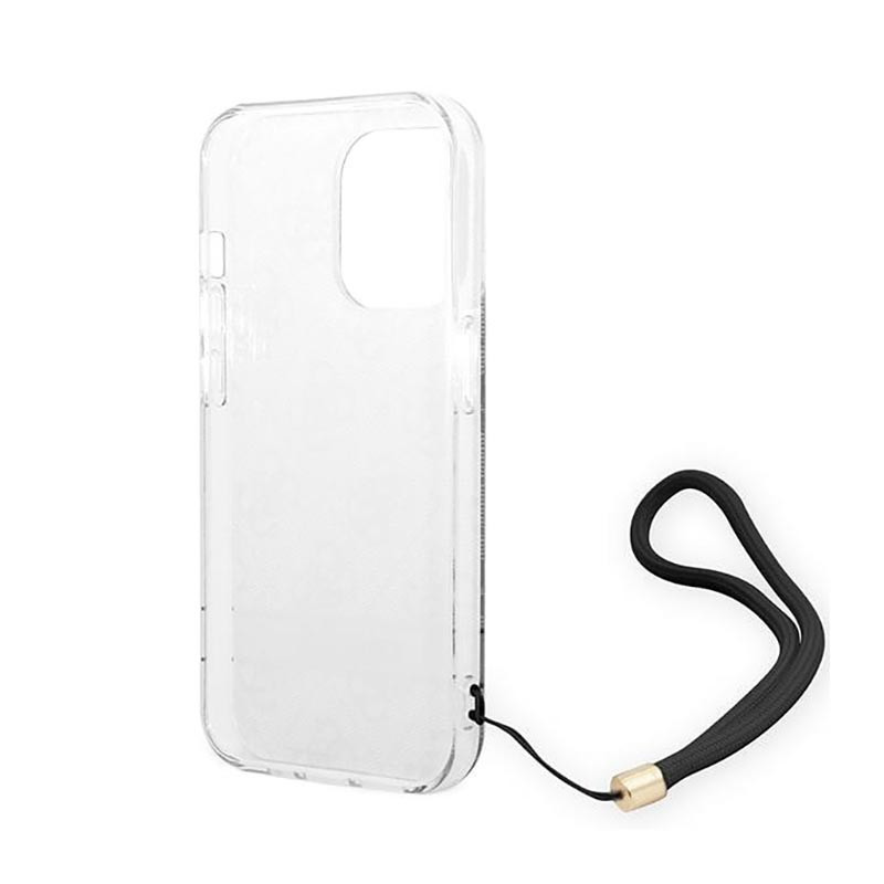 Etui Ze Smyczką Do iPhone 14 Pro Guess 4G Print...