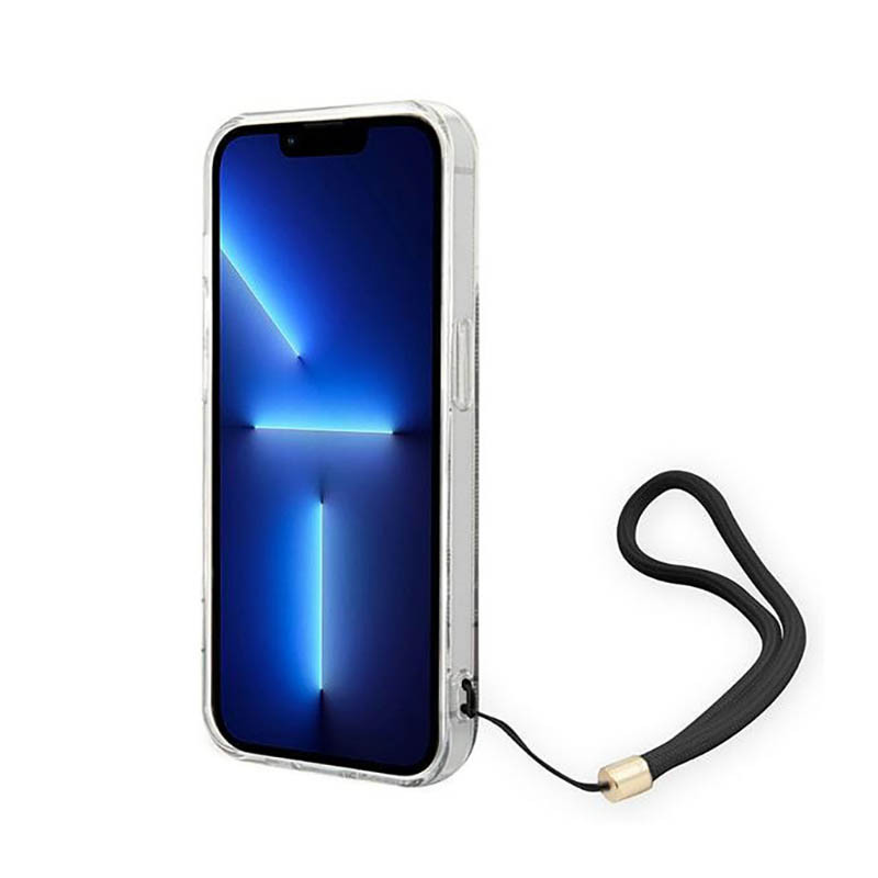 Etui Ze Smyczką Do iPhone 14 Pro Guess 4G Print...