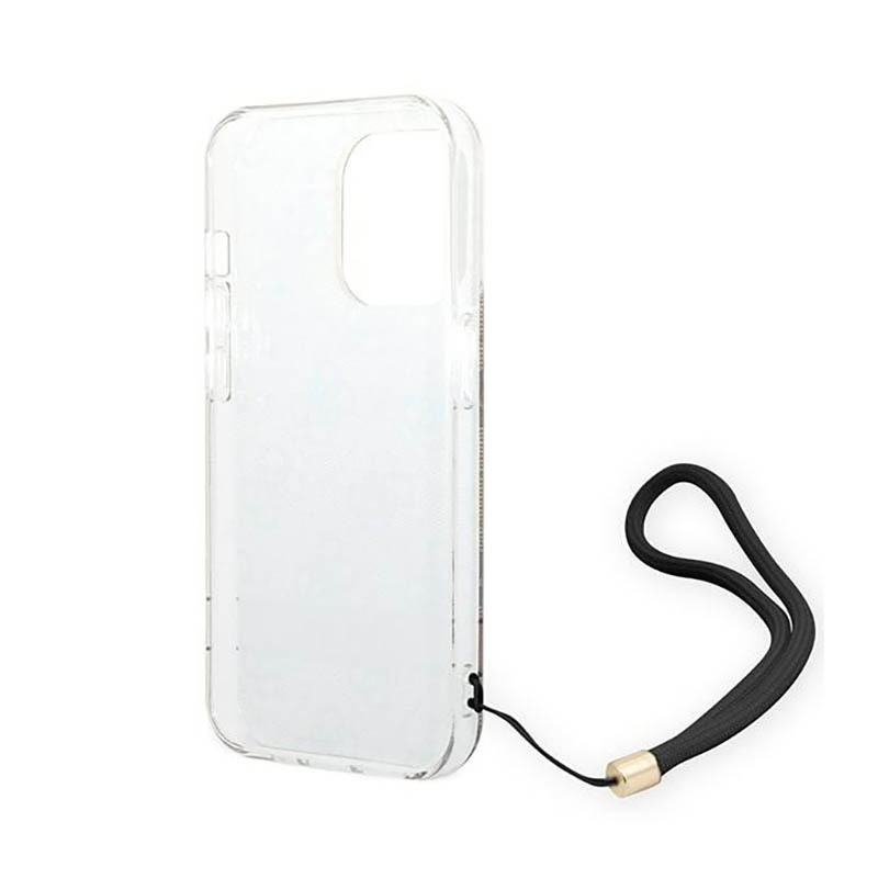 Etui Ze Smyczką Do iPhone 14 Pro Guess 4G Print...
