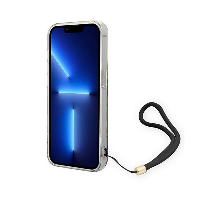 Etui Ze Smyczką Do iPhone 14 Pro Guess Flower...