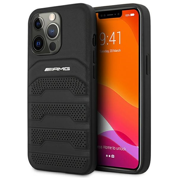 Etui Do iPhone 14 Pro AMG Debossed Lines Czarny