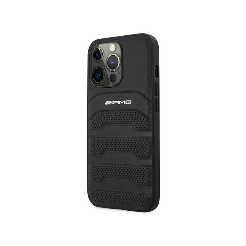 Etui Do iPhone 14 Pro AMG Debossed Lines Czarny