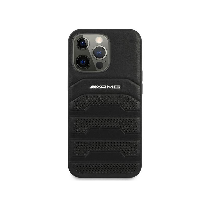Etui Do iPhone 14 Pro AMG Debossed Lines Czarny