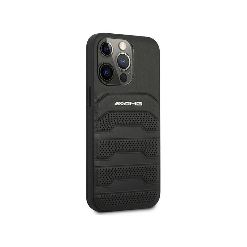 Etui Do iPhone 14 Pro AMG Debossed Lines Czarny