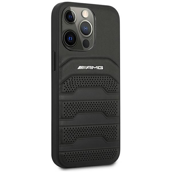 Etui Do iPhone 14 Pro AMG Debossed Lines Czarny