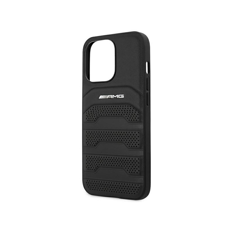 Etui Do iPhone 14 Pro AMG Debossed Lines Czarny