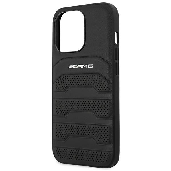 Etui Do iPhone 14 Pro AMG Debossed Lines Czarny