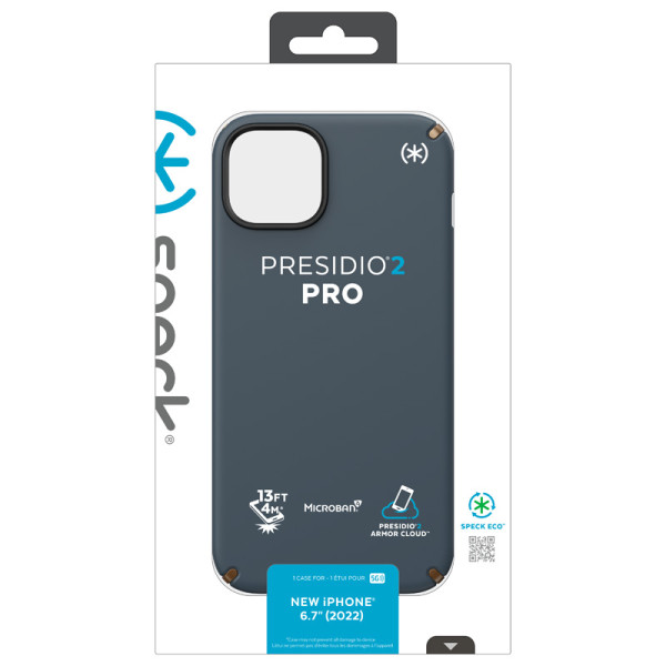 Etui Antybakteryjne Do iPhone 14 Plus Speck Presidio2 Pro Niebieski