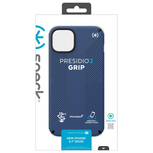 Etui Antypoślizgowe Do iPhone 14 Plus Speck Presidio2 Grip Niebieski