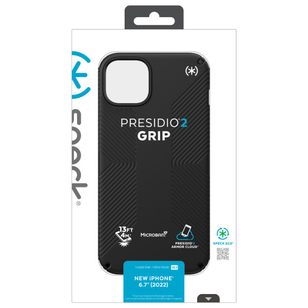 Etui Antypoślizgowe Do iPhone 14 Plus Speck Presidio2 Grip Czarny