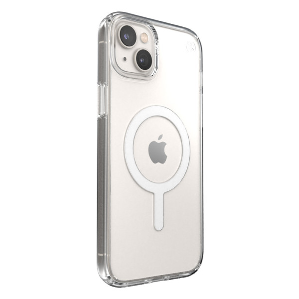 Etui Do iPhone 14 Plus Z Powłoką Microban Speck Presidio Perfect-Clear + MagSafe Przezroczysty