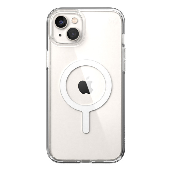 Etui Do iPhone 14 Plus Z Powłoką Microban Speck Presidio Perfect-Clear + MagSafe Przezroczysty