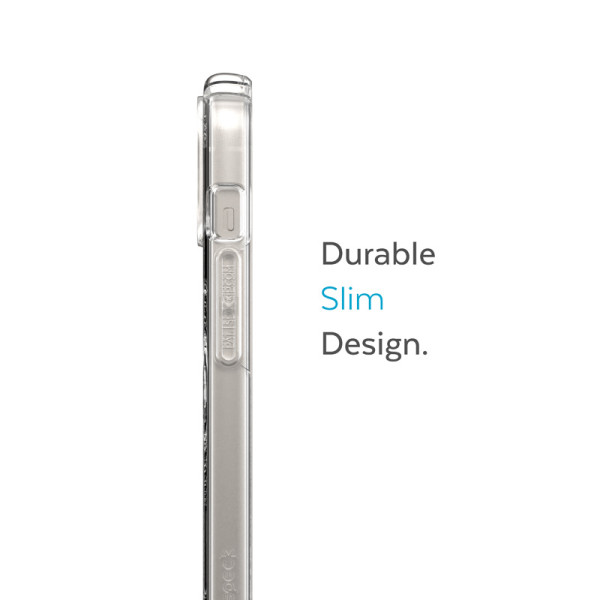 Etui Do iPhone 14 Plus Z Powłoką Microban Speck Presidio Perfect-Clear + MagSafe Przezroczysty