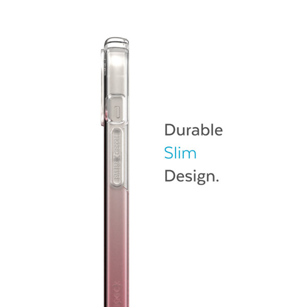 Etui Do iPhone 14 Plus Z Powłoką Microban Speck Presidio Perfect-Clear + Ombre Przezroczysty