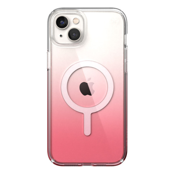 Etui Do iPhone 14 Plus Z Powłoką Microban Speck Presidio Perfect-Clear + Ombre + MagSafe Przezroczysty