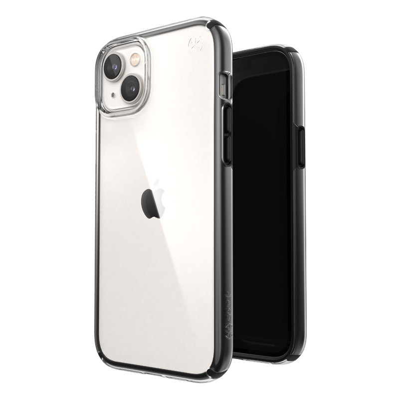Etui Do iPhone 14 Plus Z Powłoką Microban Speck Presidio Perfect-Clear With Impact Geometry Przezroczysty