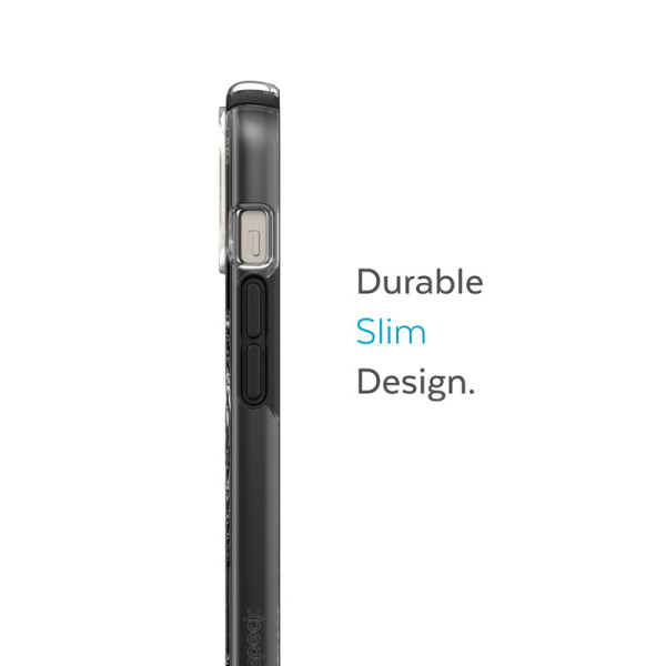 Etui Do iPhone 14 Plus Z Powłoką Microban Speck Presidio Perfect-Clear With Impact Geometry + MagSafe Przezroczysty