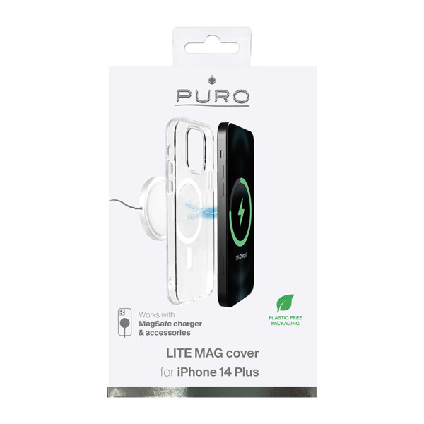 Etui Do iPhone 14 Plus MagSafe Puro Litemag Przezroczysty