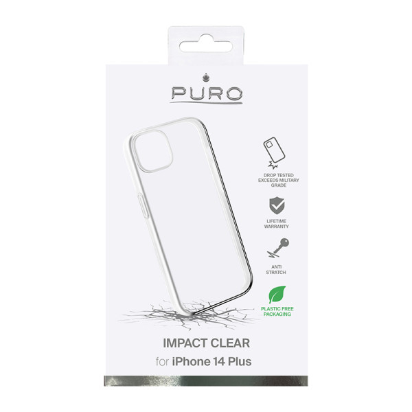 Etui Do iPhone 14 Plus Puro Impact Clear Przezroczysty
