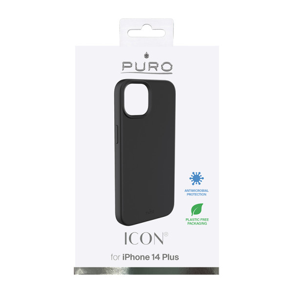 Etui Do iPhone 14 Plus Puro Icon Cover Czarny