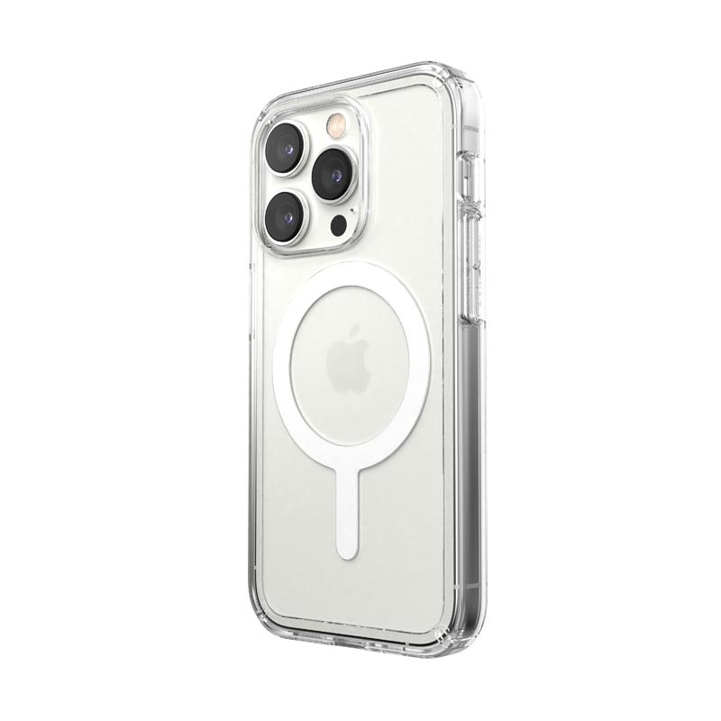 Etui Do iPhone 14 Pro Z Połowką Microban Speck Gemshell + MagSafe Przezroczysty