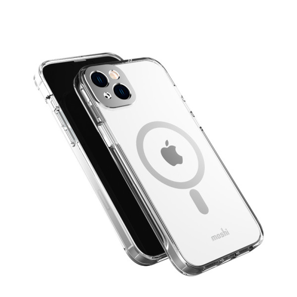 Etui Do iPhone 14 Plus Moshi Iglaze MagSafe Srebrny