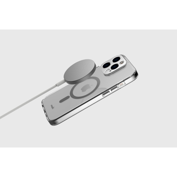 Etui Do iPhone 14 Plus Moshi Iglaze MagSafe Srebrny
