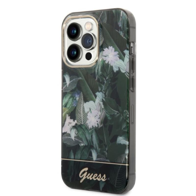 Etui Do iPhone 14 Pro Guess Jungle Case Zielony