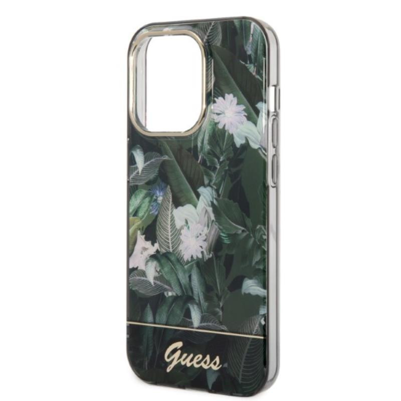 Etui Do iPhone 14 Pro Guess Jungle Case Zielony