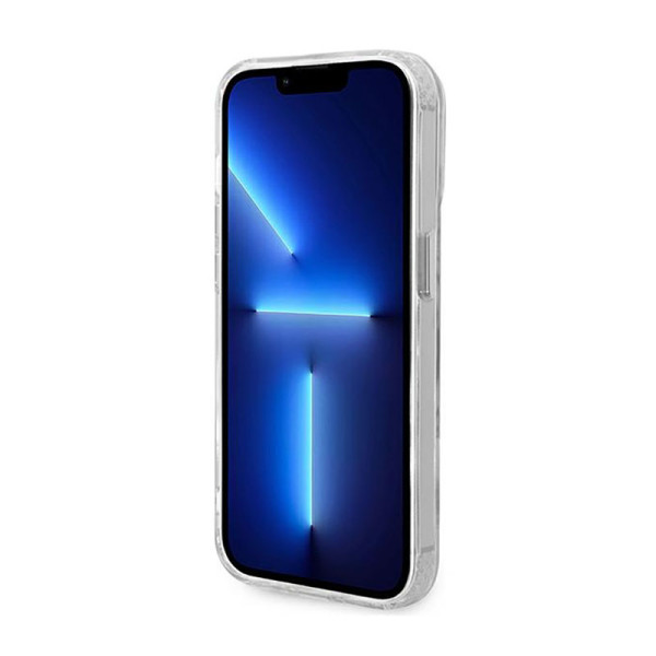 Etui Do iPhone 14 Pro Guess Metal Outline MagSafe Przezroczysty