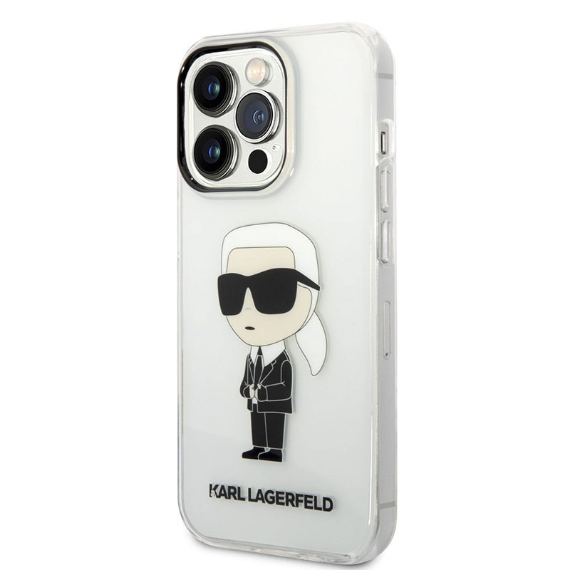 Etui Do iPhone 14 Pro Karl Lagerfeld Iml NFT Ikonik Przezroczysty