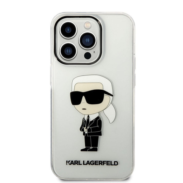 Etui Do iPhone 14 Pro Karl Lagerfeld Iml NFT Ikonik Przezroczysty